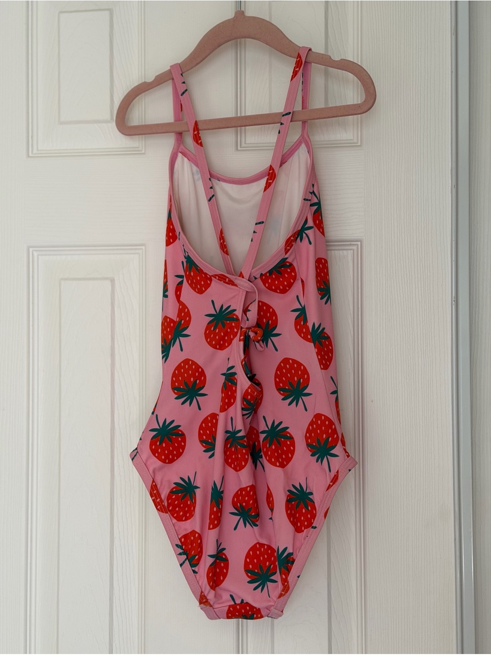 4/$25 Hanna Anderson One-Piece Strawberry Swimsuit Size 10 - Picture 3 of 16